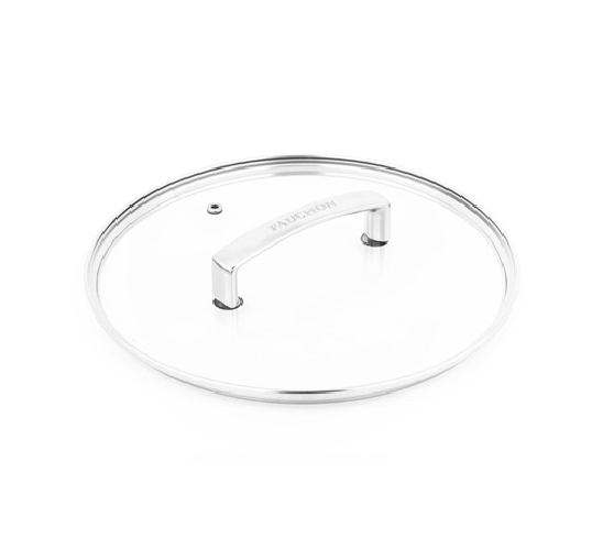 Fauchon 24cm Flat Glass Kitchen Lid with Steam Hole
