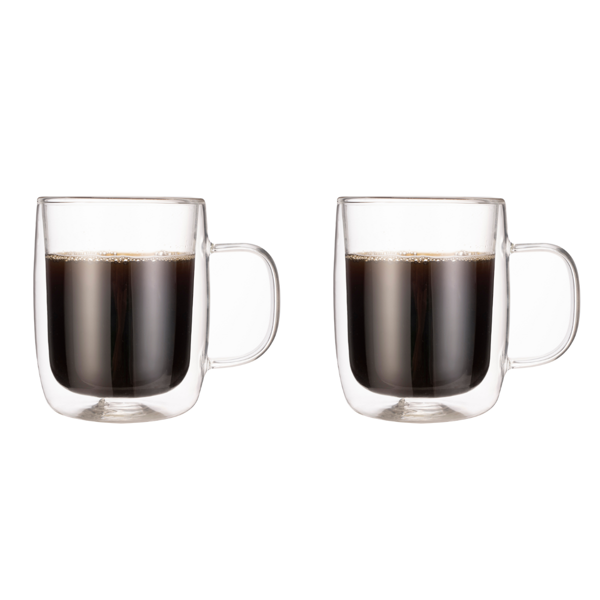 Laguiole Double Wall Glass Tea Mugs 250ml - Set of 2