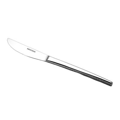 Fauchon 12-Piece Silver Stainless Steel Dessert Knife Set