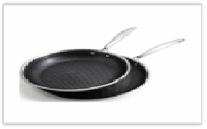 Set of 2 Stainless Steel Sauté Pans - Modern Cookware