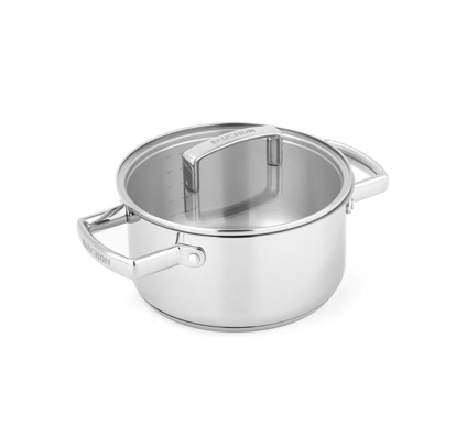 Fauchon Stainless Steel Signature Stewpot 5.0 L Modern Design