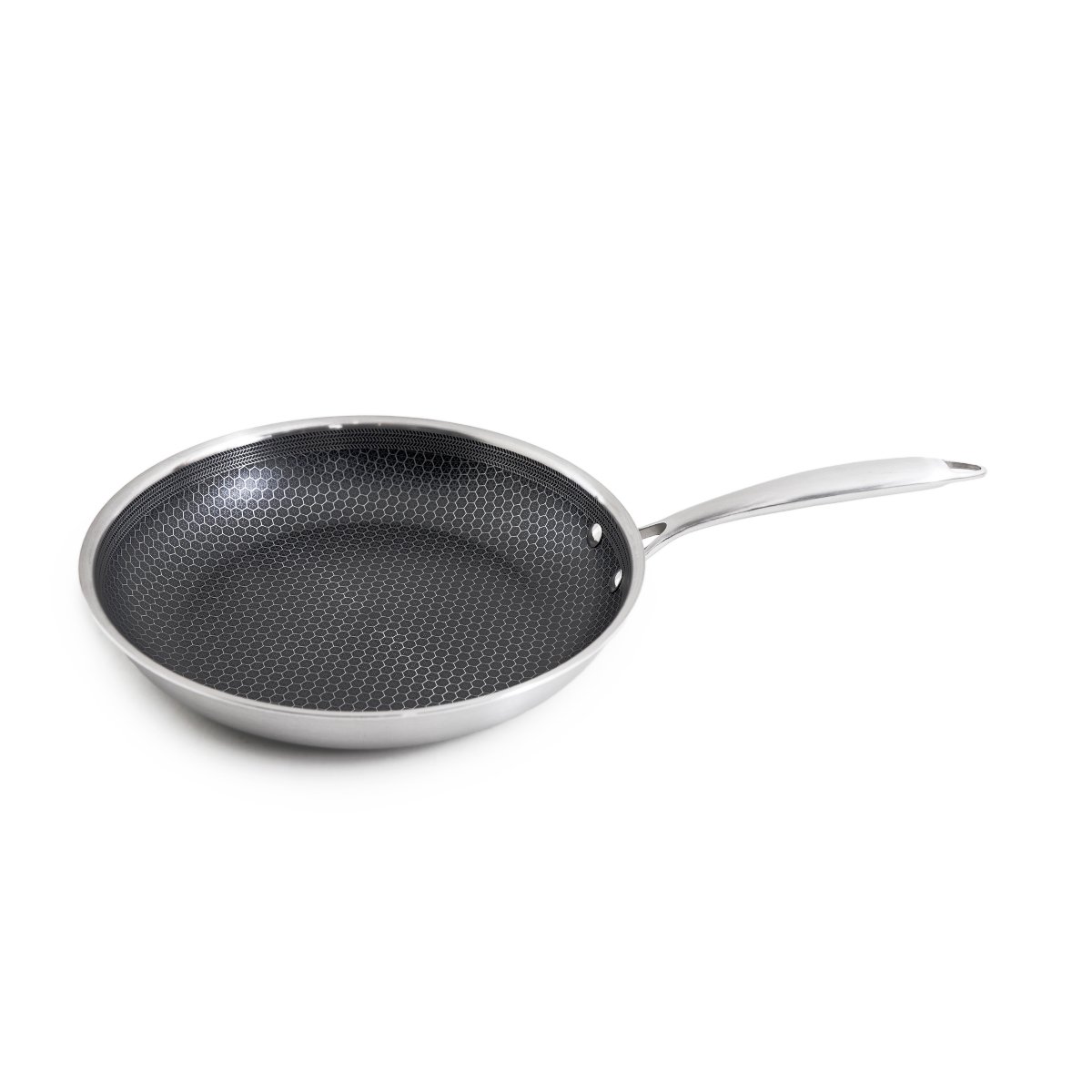 Laguiole Black Cube Triplex Stainless Steel Frying Pan 24cm