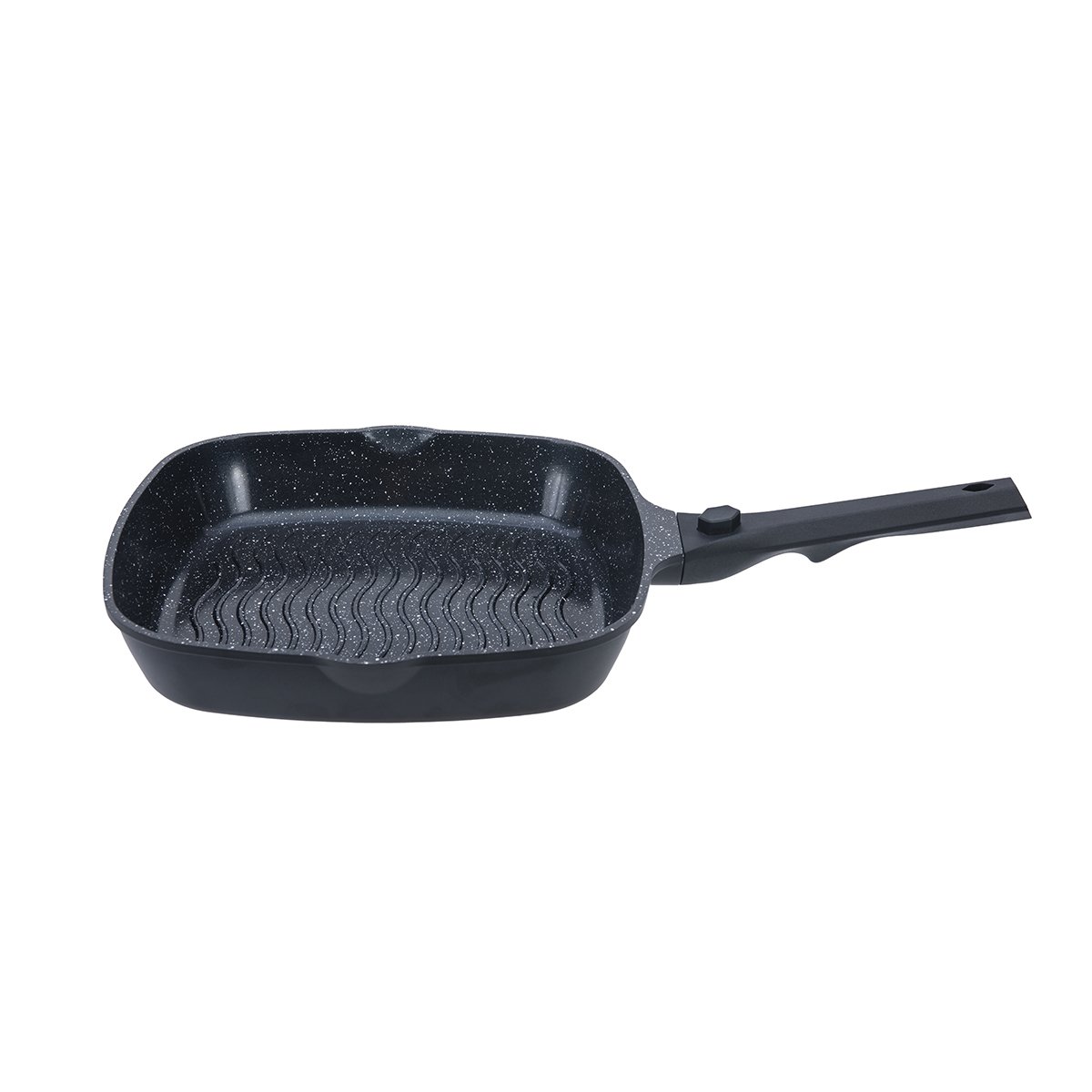 Laguiole Alizée Ceramic Non-Stick Grill Pan 28cm with Removable Handle