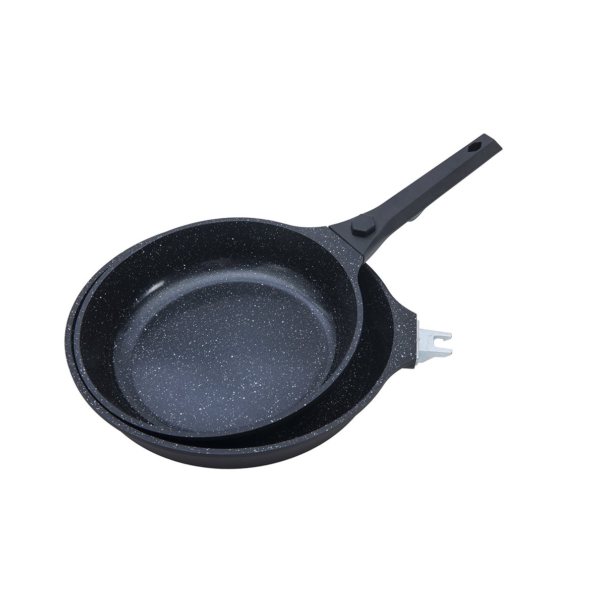 Laguiole Alizée Ceramic Non-Stick Frying Pan Set with Removable Handle