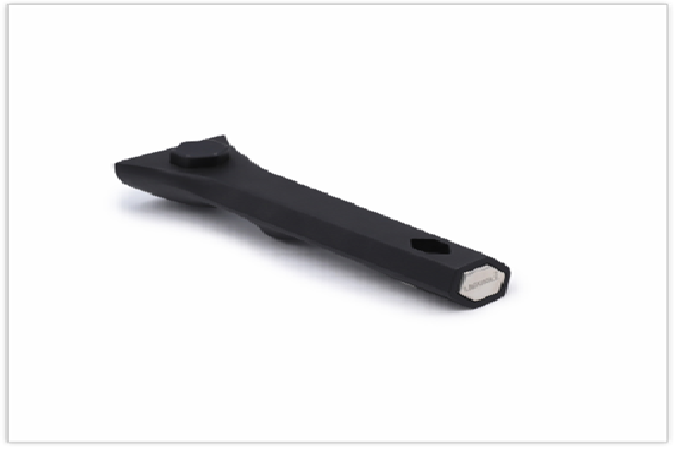 Laguiole Alizée Black Removable Long Handle Kitchen Tongs