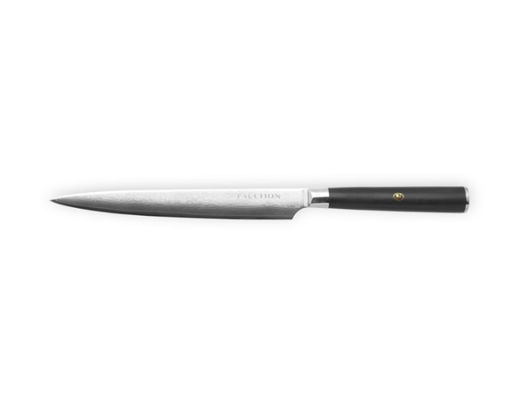 Fauchon 32.5 cm Damascus Steel Slicing Knife with Sheath