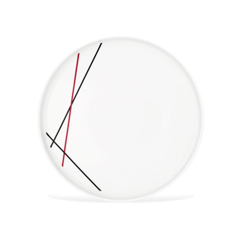 FAUCHON Bistrot Dinner Plate 27.5cm White Porcelain Contemporary