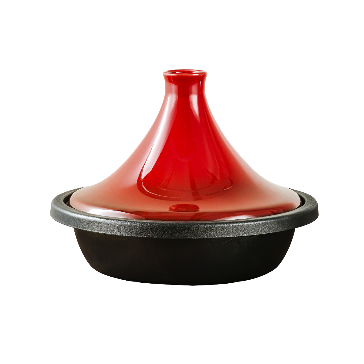 Laguiole Red Cast Iron Tajine 32 cm Traditional Kitchenware