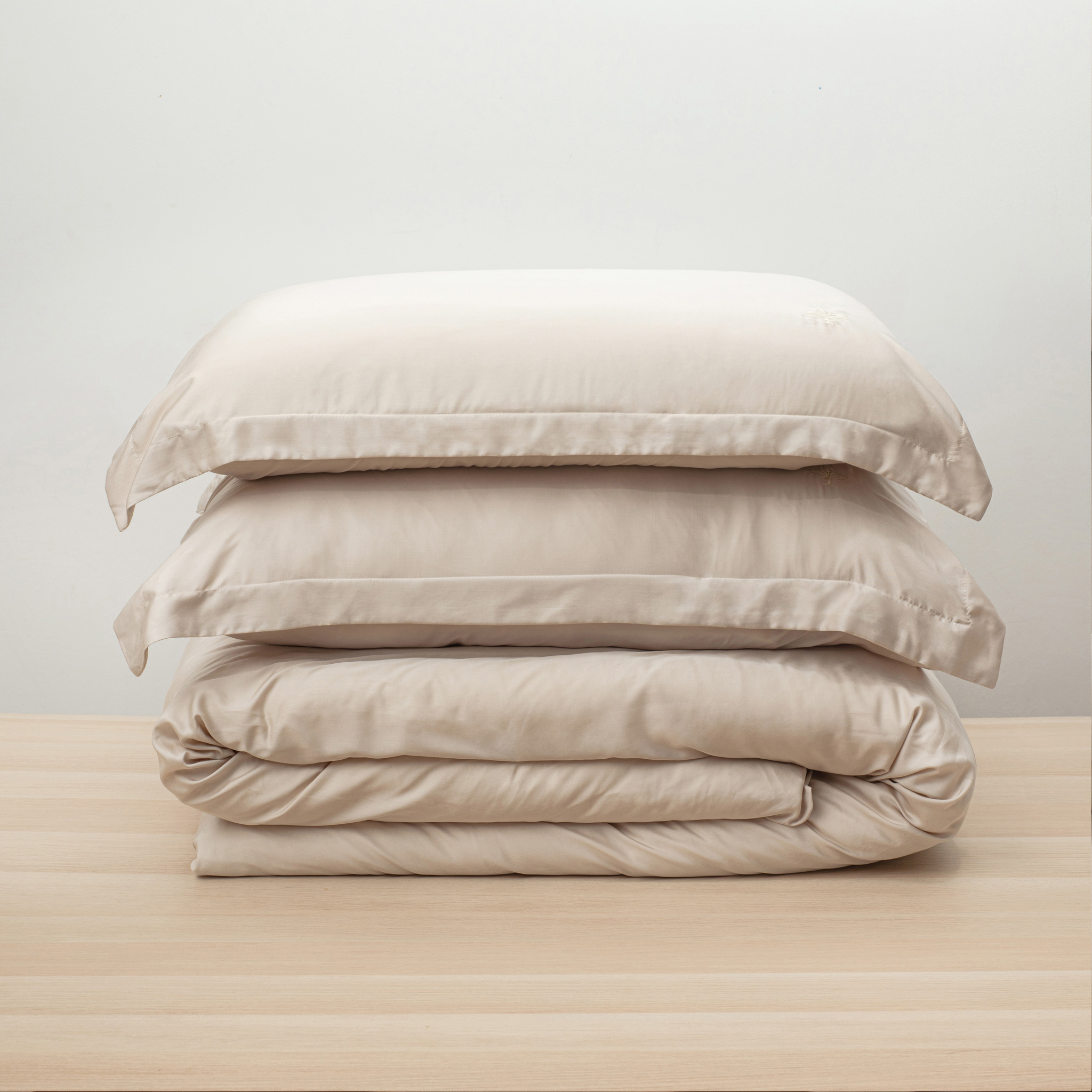 Heveya® Bamboo Duvet Sheet Set - Queen, Sand