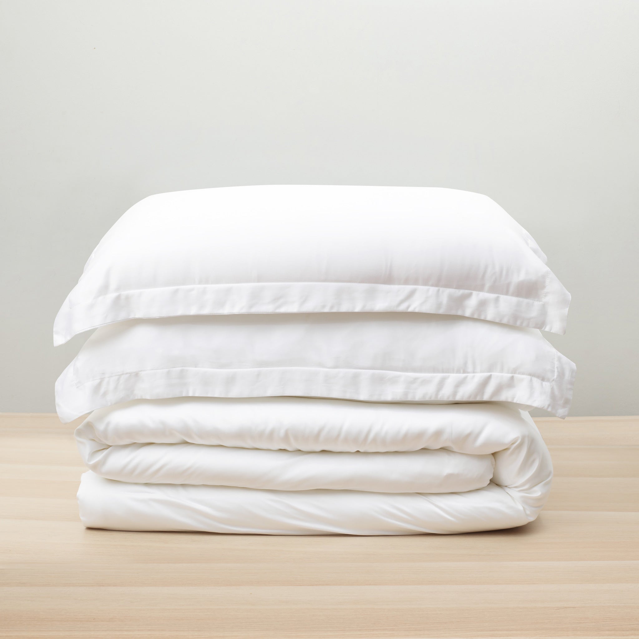Heveya® Bamboo Duvet Sheet Set - Queen, White