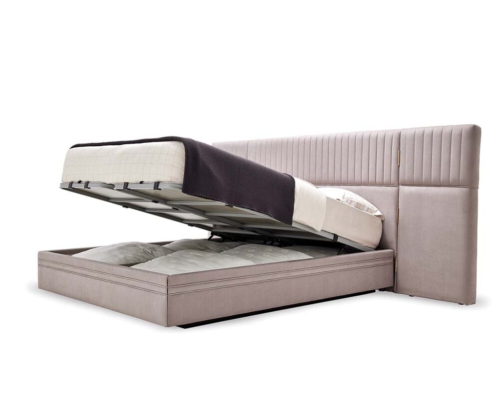 VENEZIA BASE WITH HEADBOARD 180X200 - - GK:10208 SAND AR:101