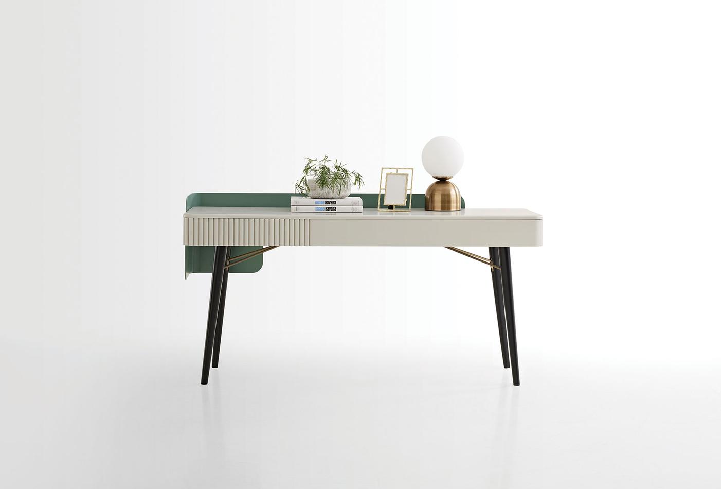 Dublino Contemporary Sideboard Dresser with MDF and Metal Frame