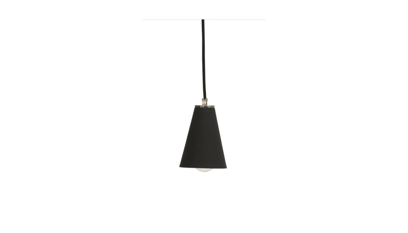 Conic Pendant Lamp-Black (10x150)