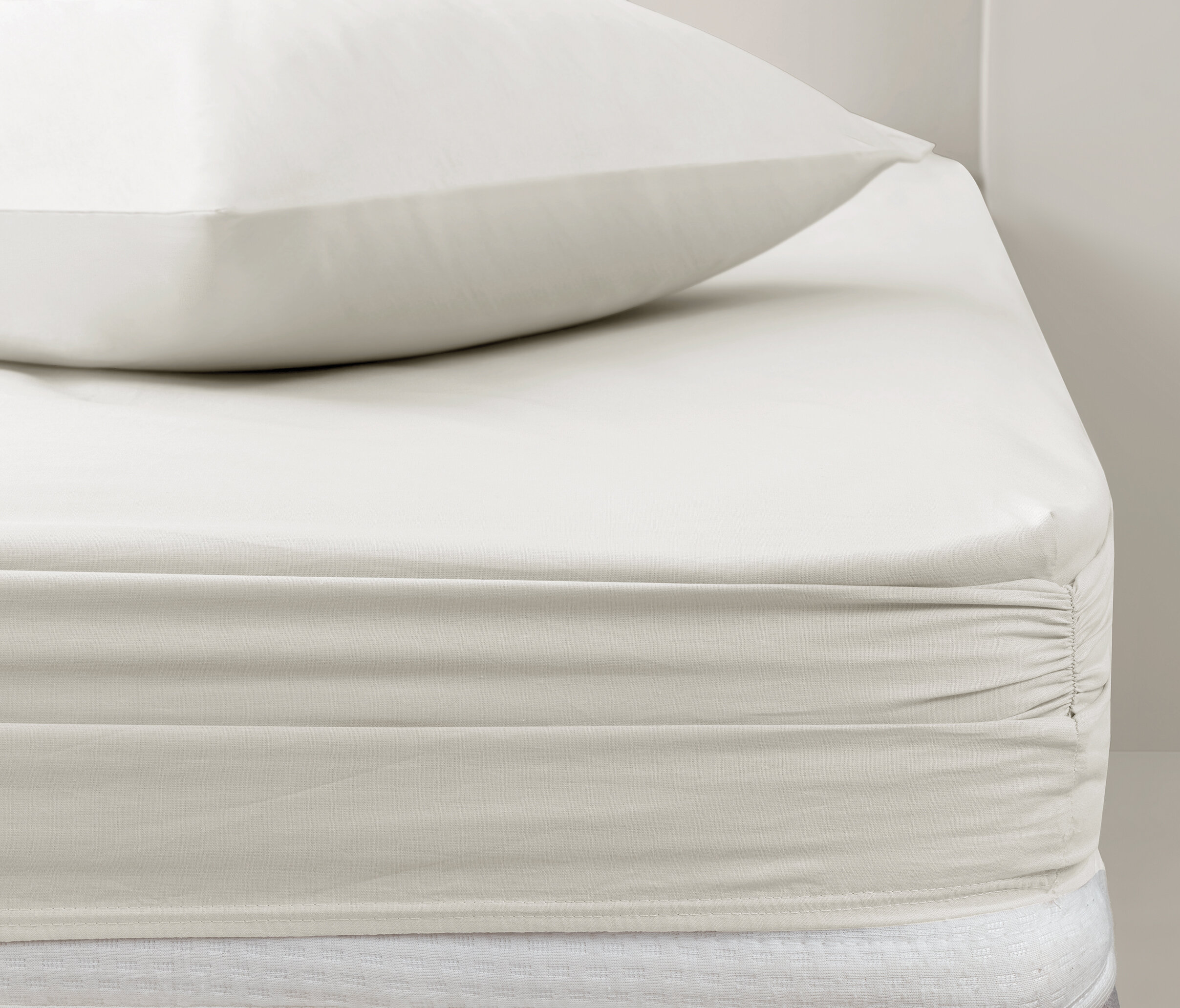 100x200 Noah Fitted Sheet - Ecru