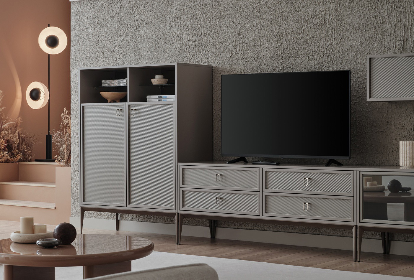 HERA TV SIDE MODULE WITH DOOR