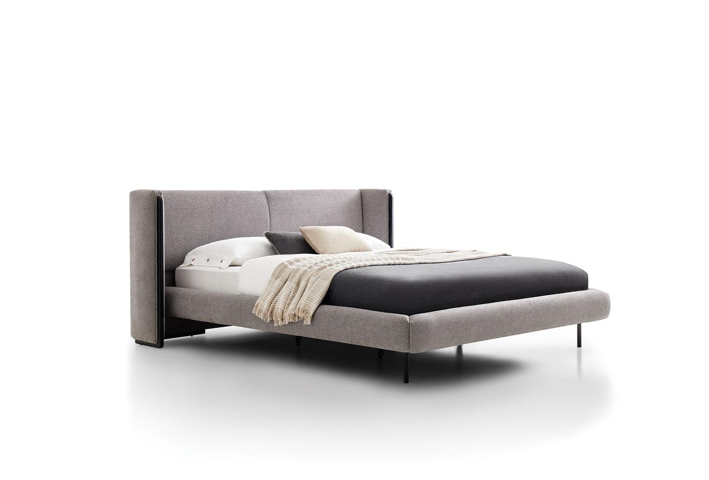 TUNIS BEDSTEAD W/ HEADBOARD 180X200 GK:17501 DARK GREY AR:217