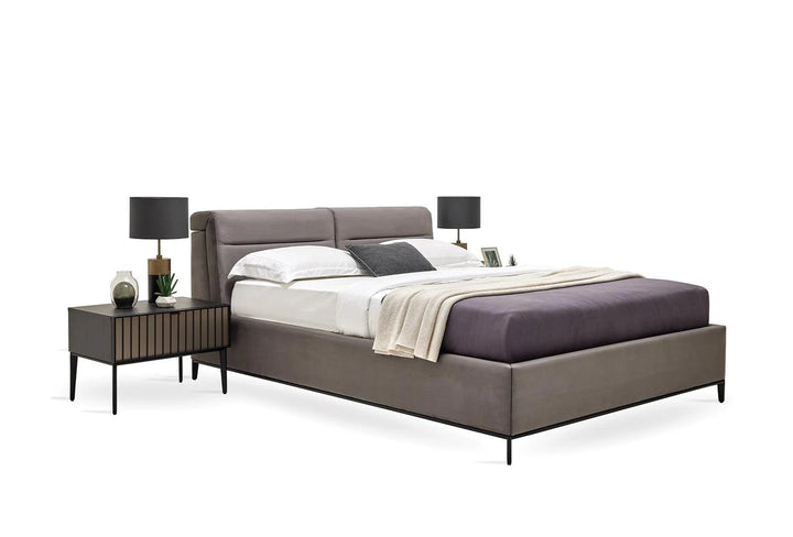 Riga Bedstead w Headboard 160x200 -