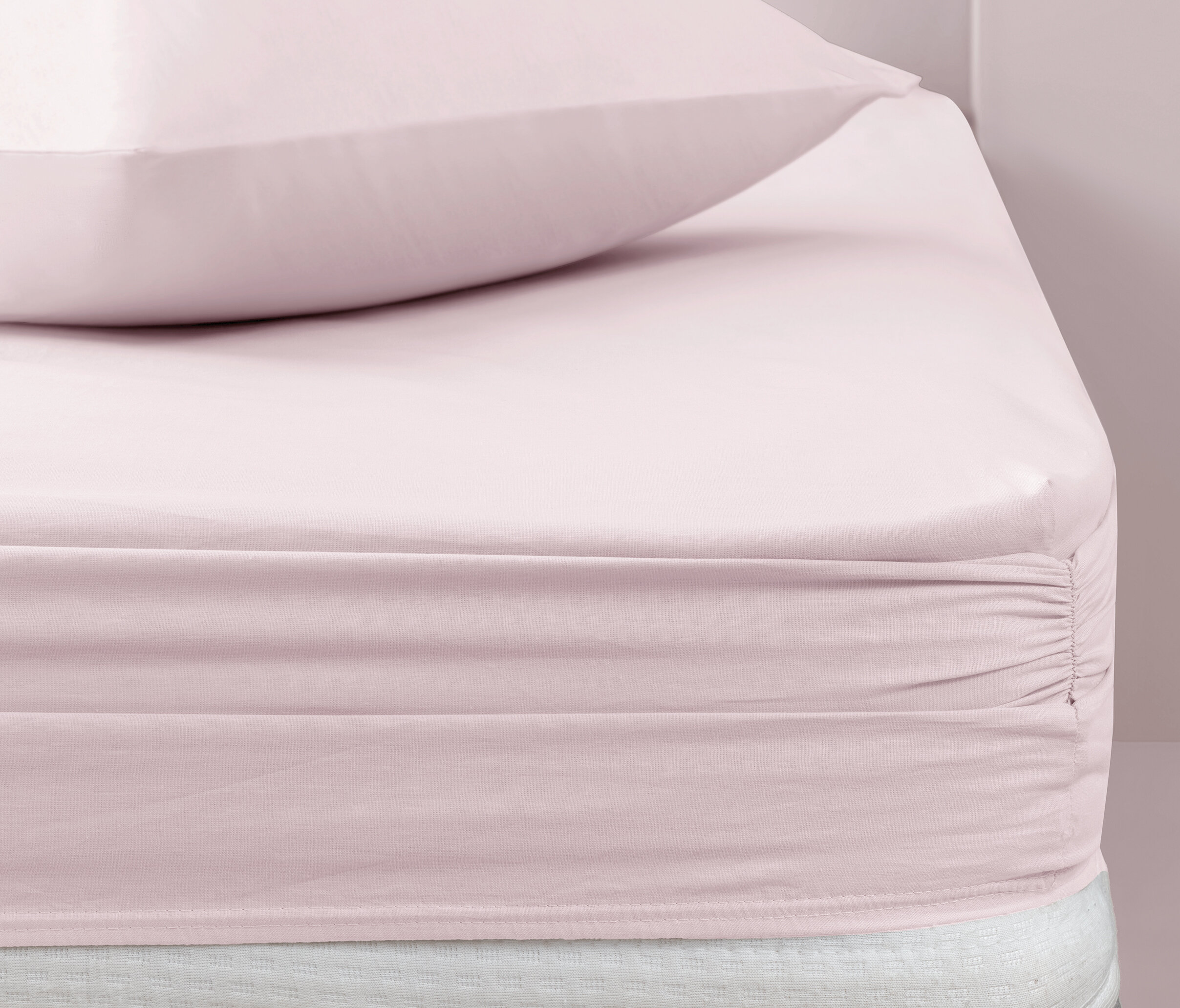 140x200 Noah Fitted Sheet - Powder
