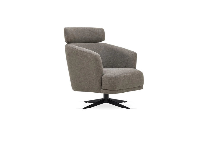 SWAN ARMCHAIR SWIVEL LEG WITH HEADREST