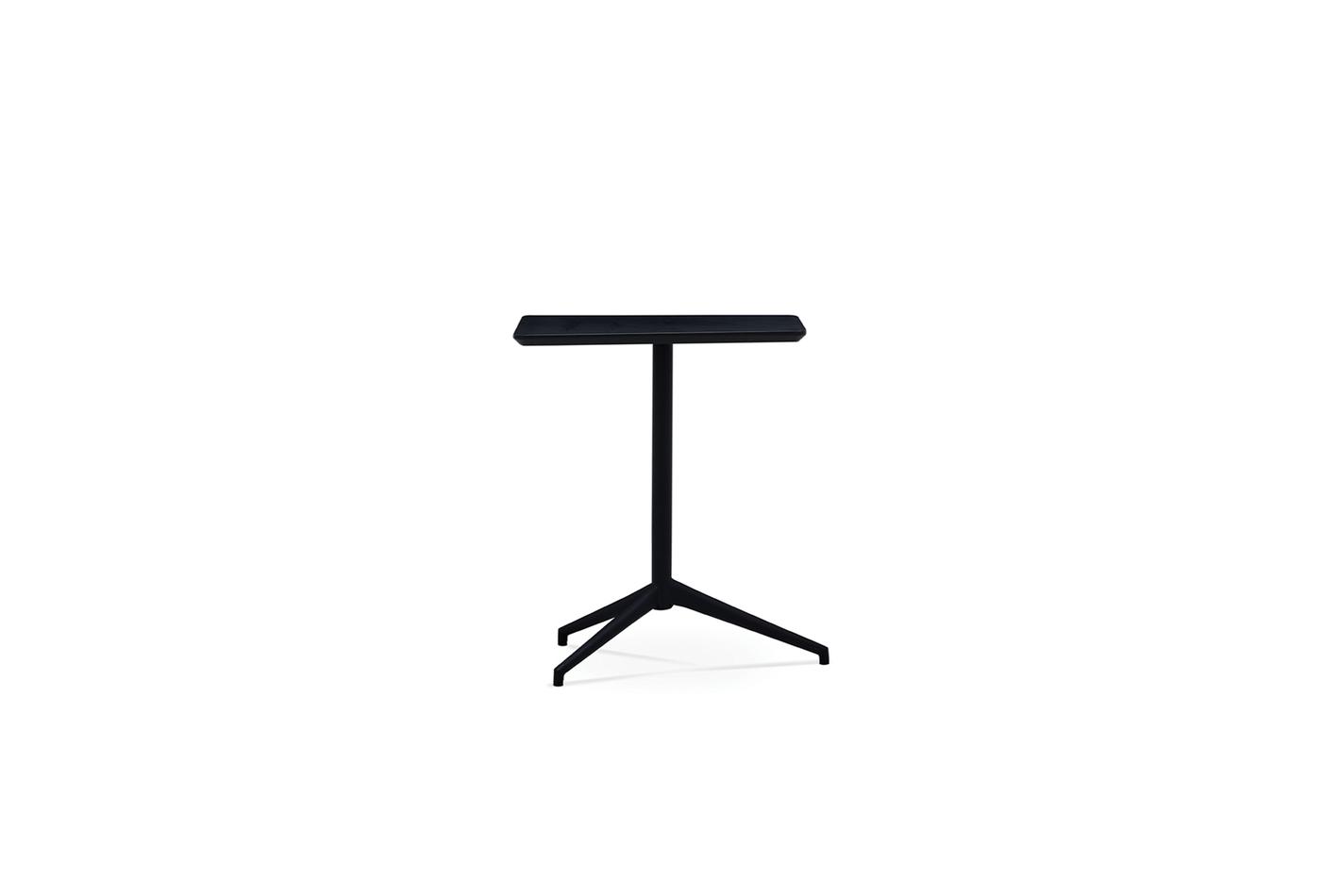 GIORNO Contemporary Black Metal Round Side Table