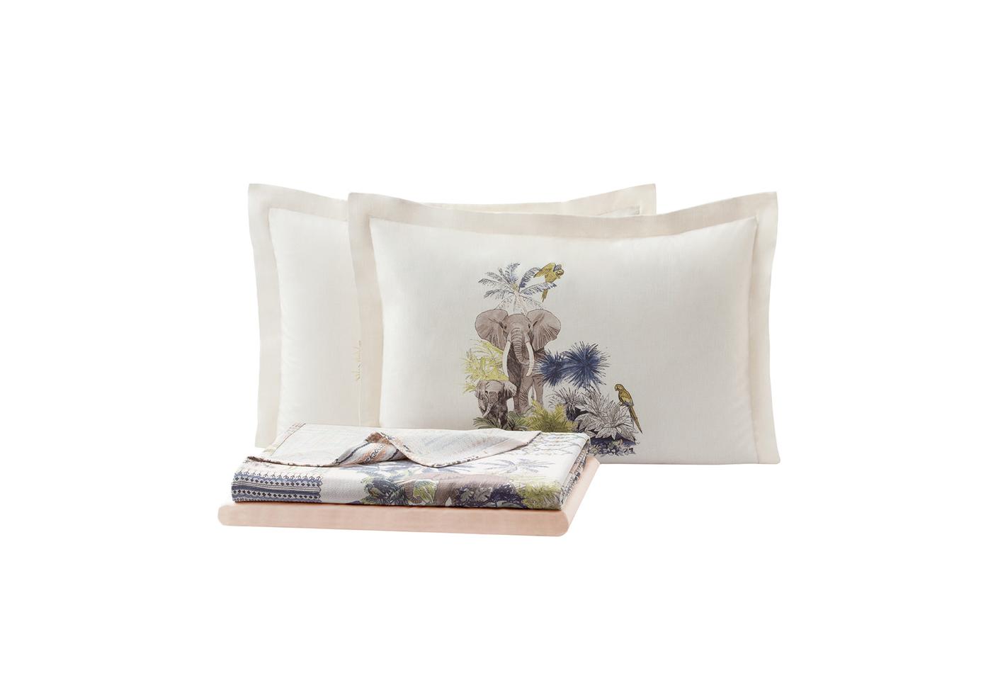 Queen Size Rocco Pique Set - Salmon
