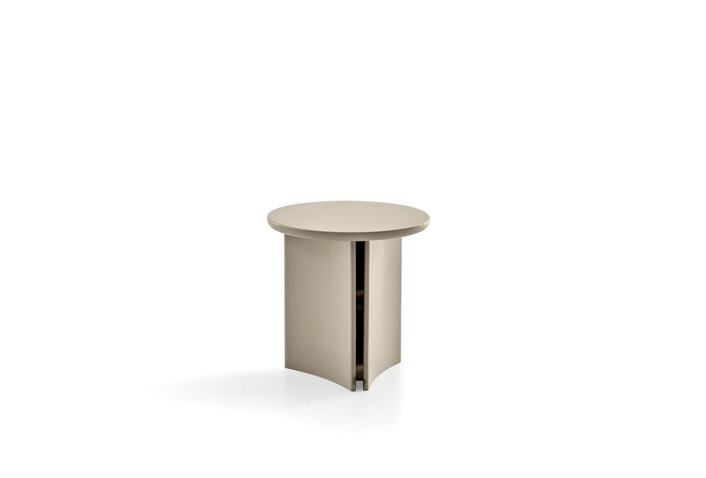 Boston Round Side Table Contemporary Metal Compact Design