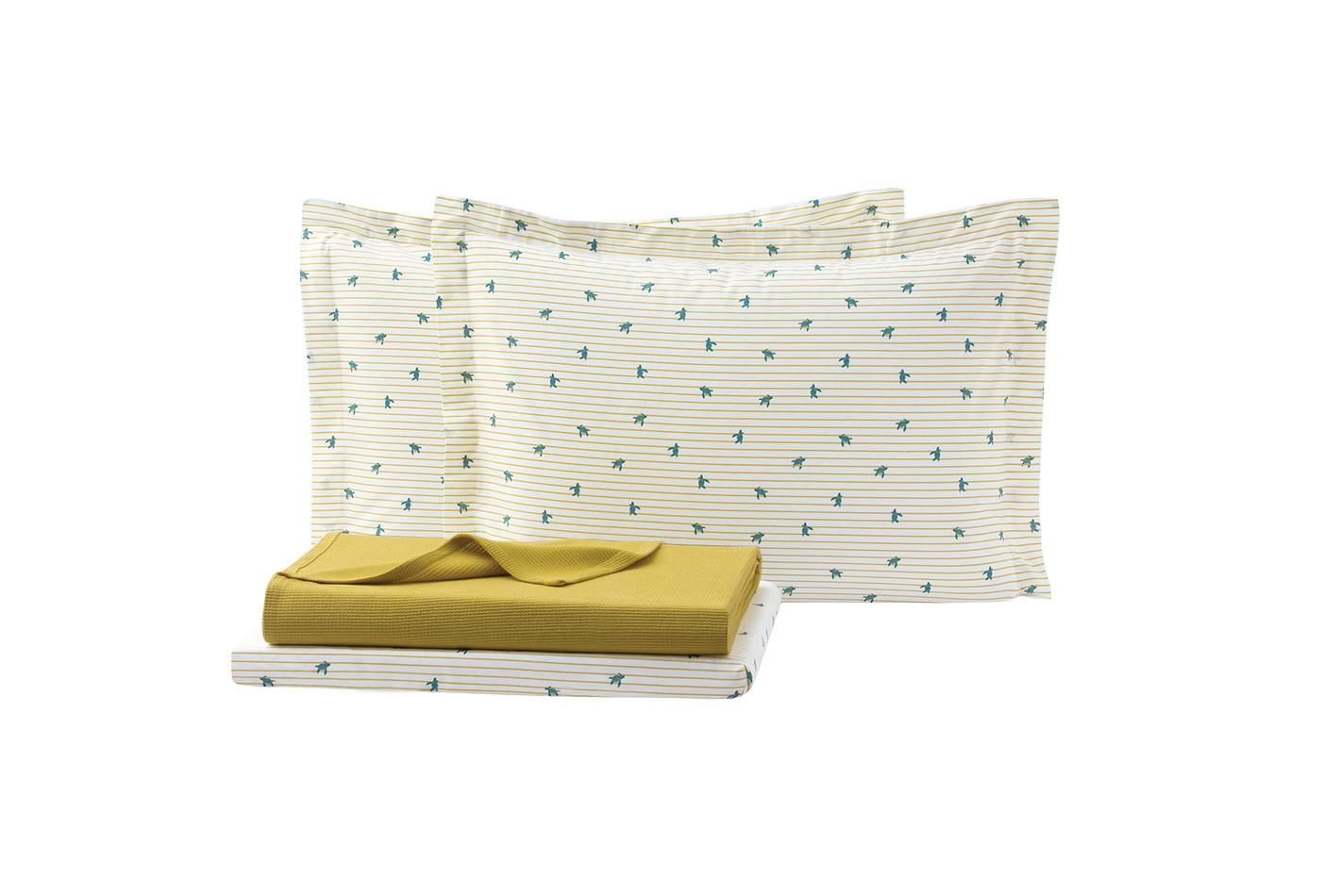 Single Size Caretta Pique Set - Greenery