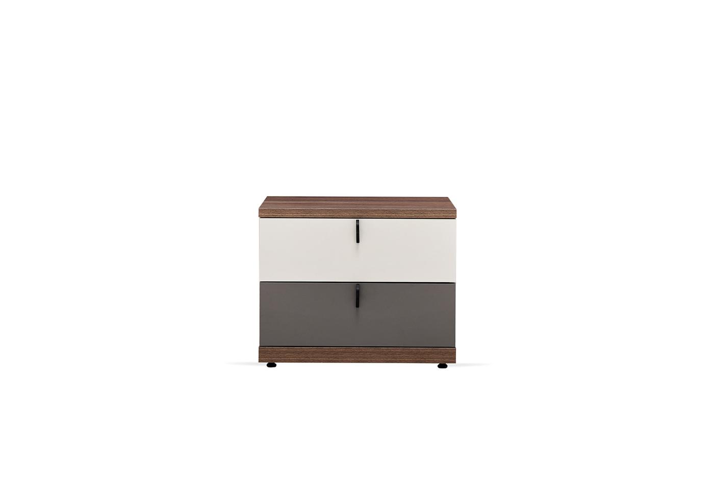 Cordell Nightstand 2-Drawer Contemporary Particleboard Bedroom