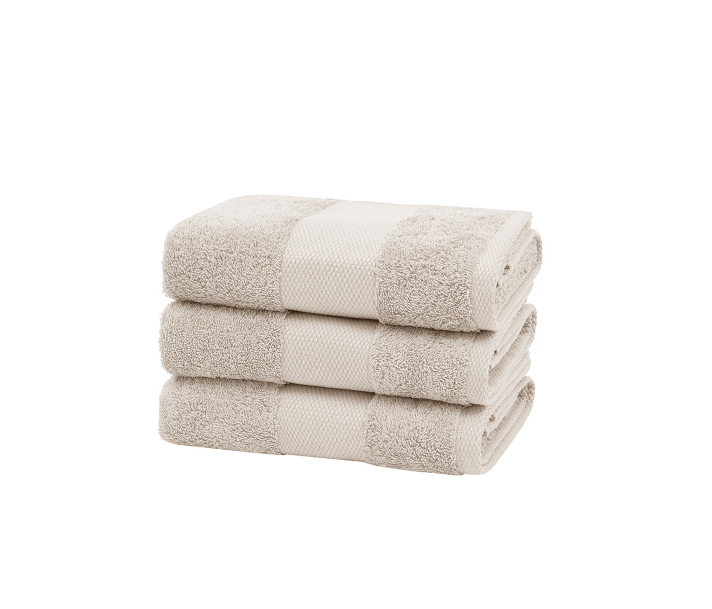 Beige Essentials Guest Hand Towel 30x50 cm 100% Cotton