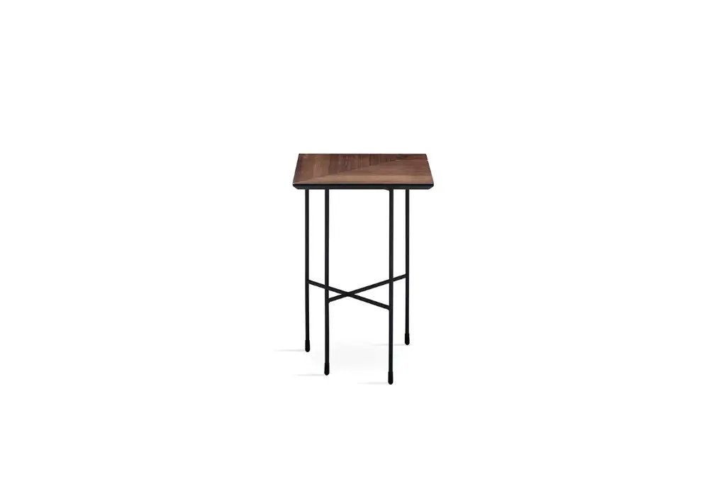 SOLARO SIDE TABLE WALNUT