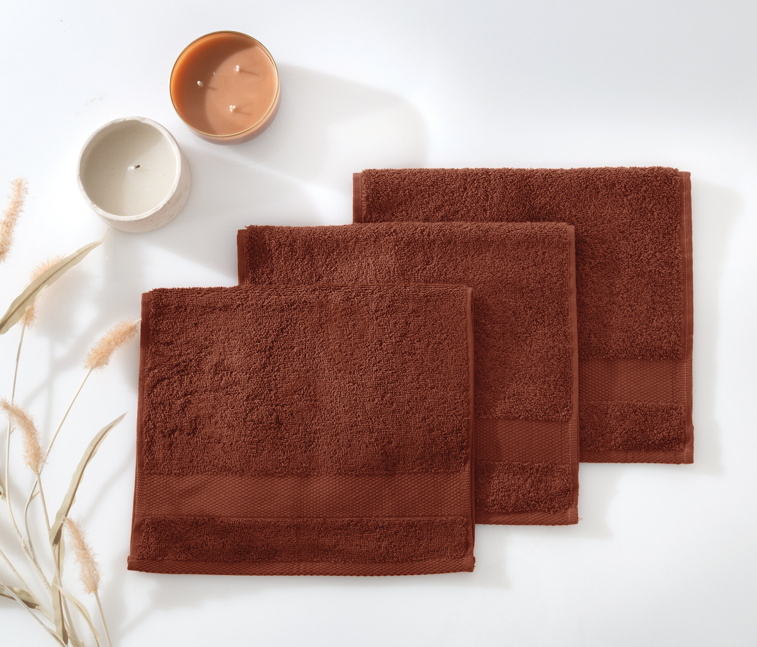 Essentials Guest Towel - Brick Red (30x50 cm)
