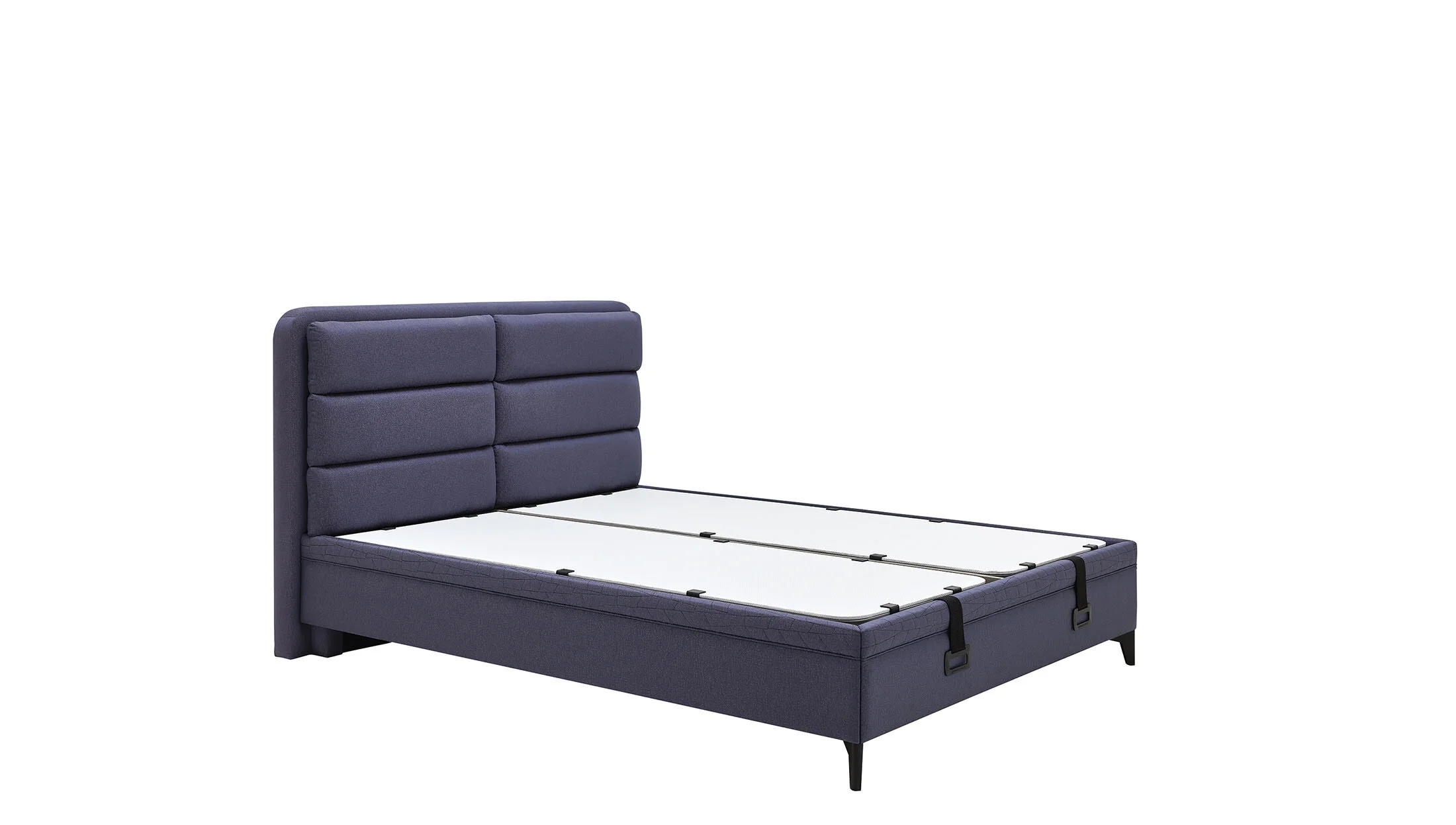 Botanic Modern Upholstered King Size Bed Base with Headboard