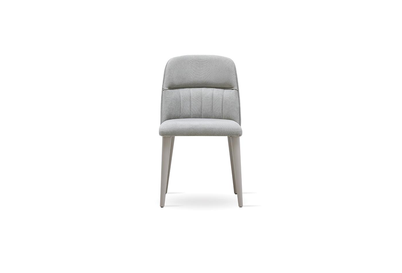 Basel Chair Light Grey Fabric Upholstered Lounge Chair