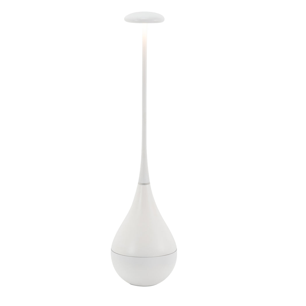 DONDOLINA TABLE LAMP Ø.90x376mm. MATT WHITE 2,2W LED 22/27/30K- 5Vdc max 2A-IP65 BASE TYPE-c-NO PLUG
