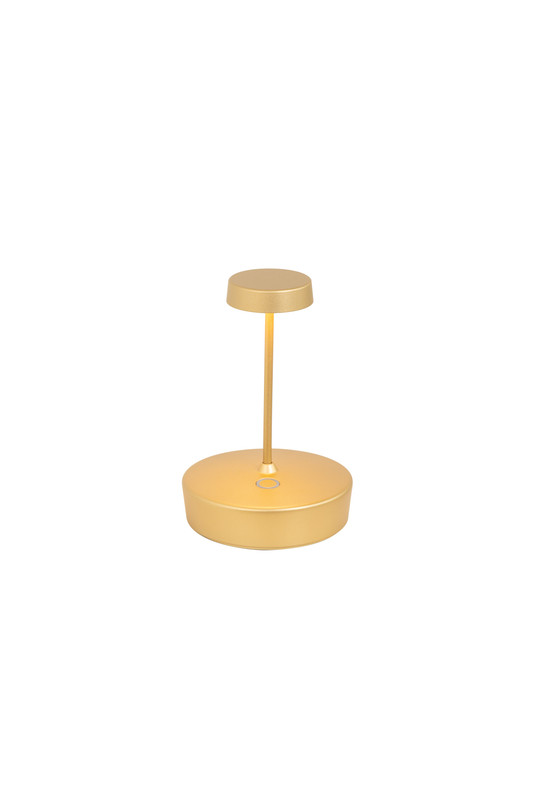 Swap Mini Table Lamp Ø.100X148Mm.Ultramatt Gold 2,0W Led 22/27/30K- 5Vdc Max 2A-Ip65 Type-C No Plug