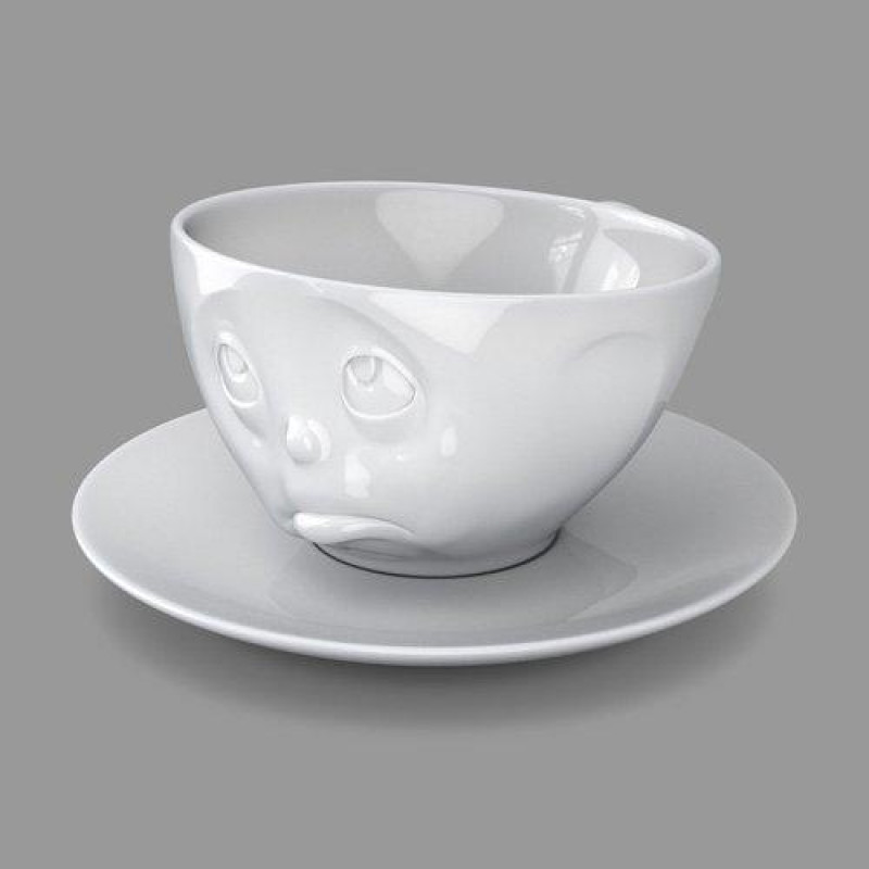 Coffeecup Ohplease Includes Handle Saucer