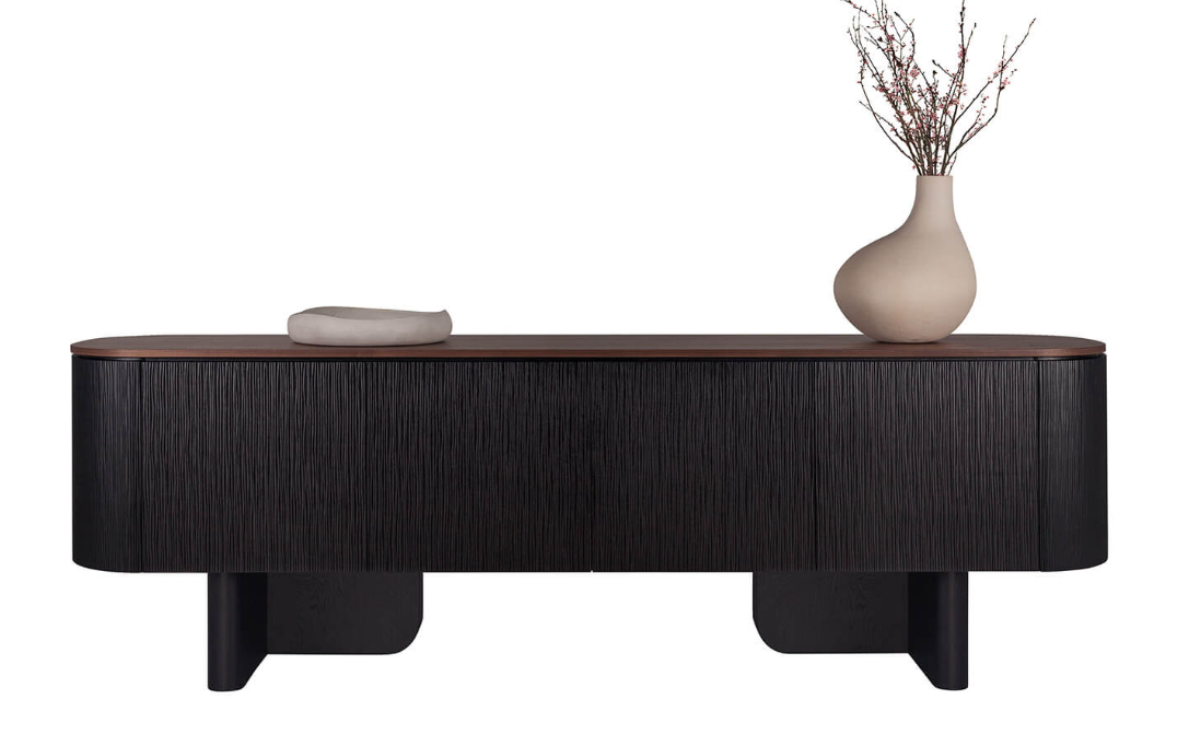 CABINET ROUGH OAK WALNUT TOP 240X78X50