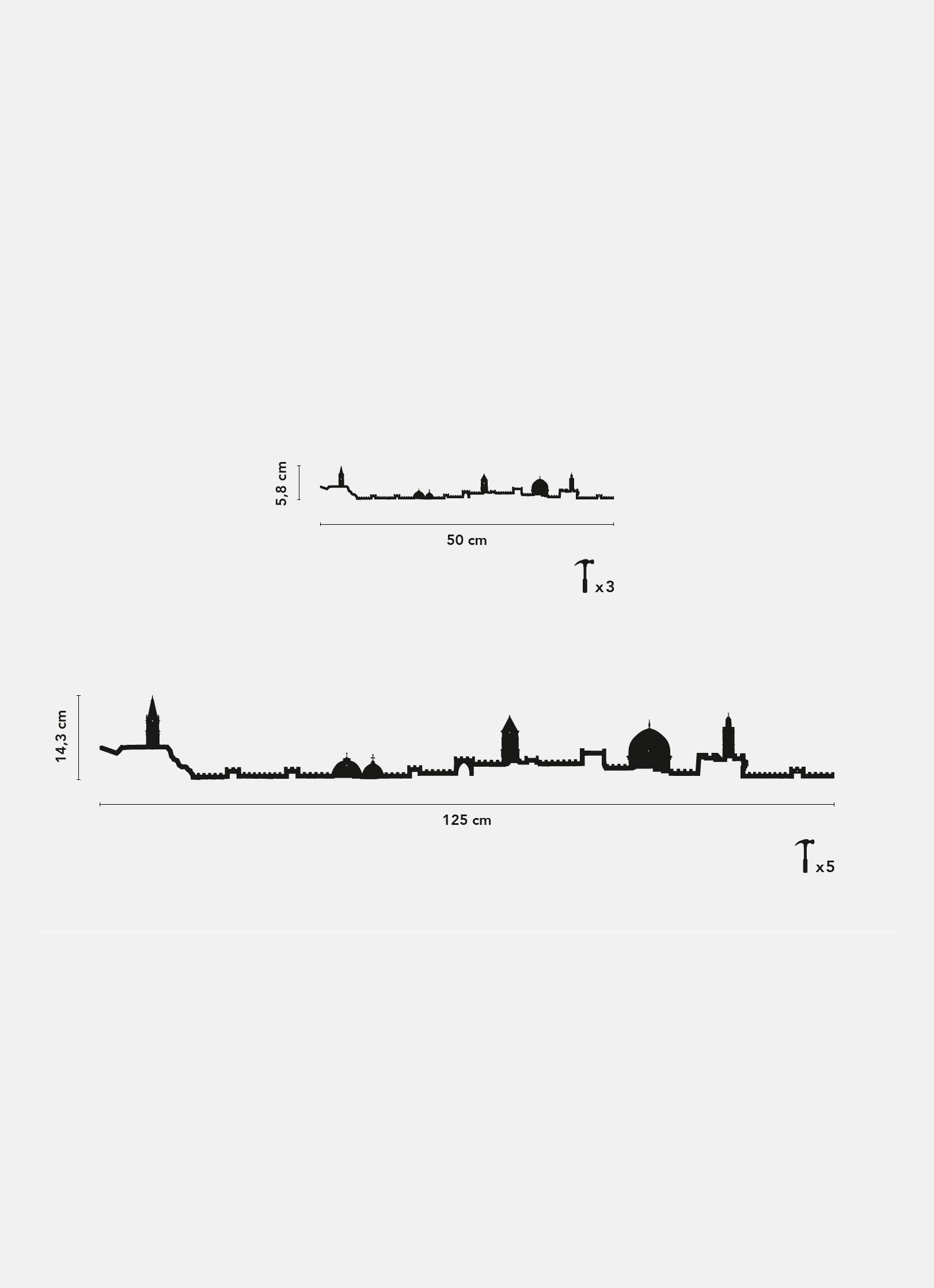 Jerusalem Skyline Jerusalem Steel Wall