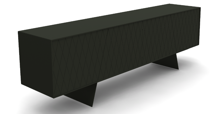 E-KLIPS SIDEBOARD 240x50x75cm - IN TOTAL LACQUER C20