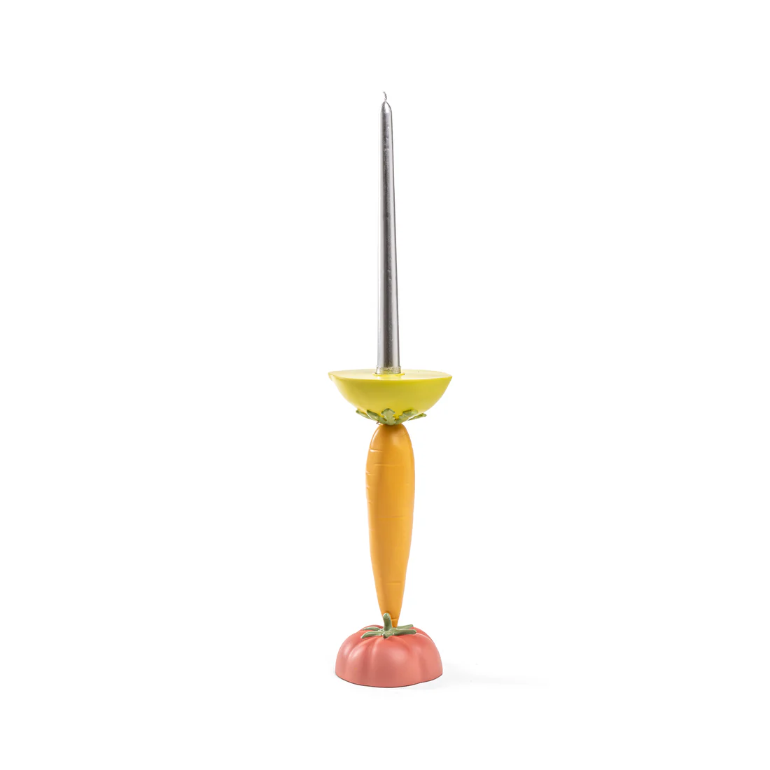 Resin Candlestick Vitamin Carrot