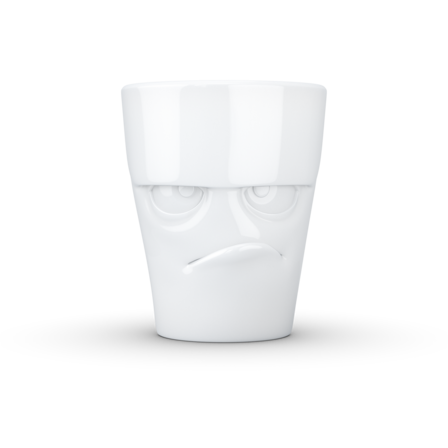 Our Grumpy Mug Handle White