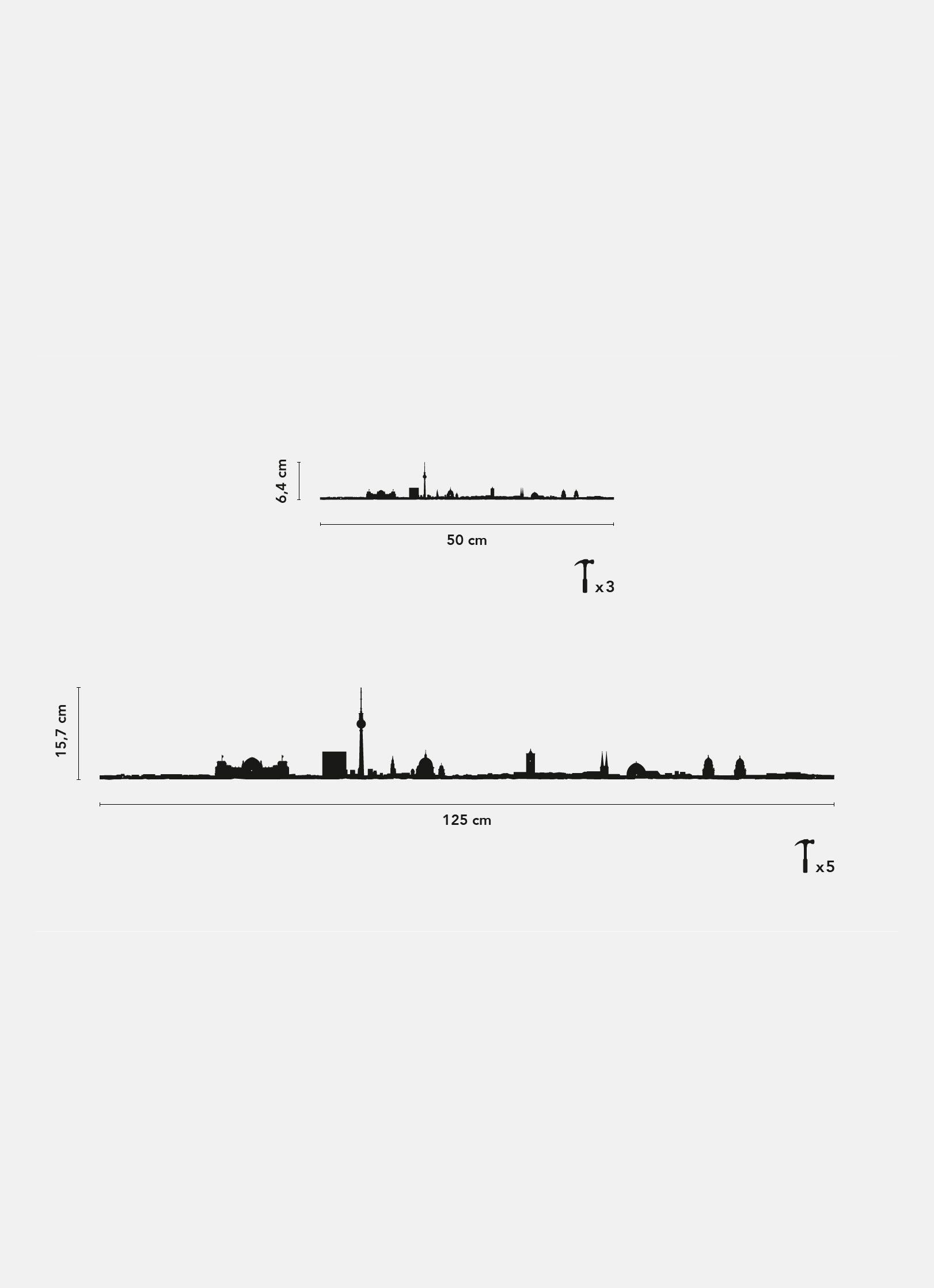 Berlin Skyline Berlin Steel Wall
