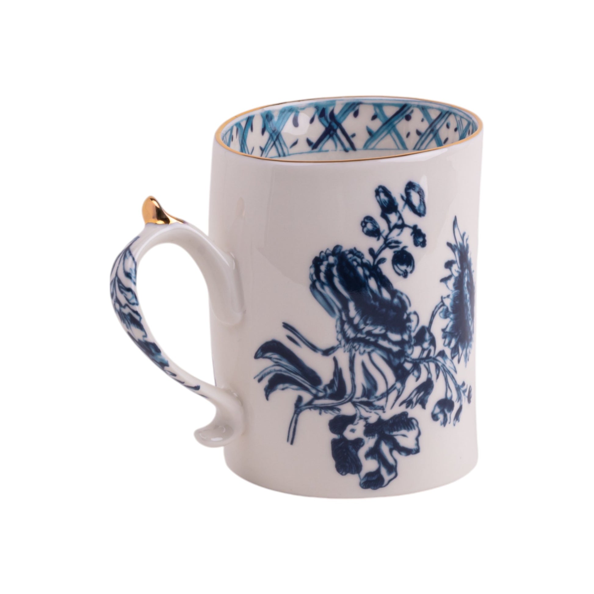 Porcelain Mug Classic Acid Roses