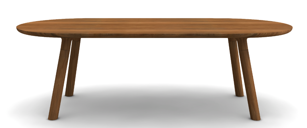 DINING TABLE SOLID WALNUT 180X110X75 B-001-06
